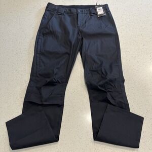 Under Armour Enduro‎ Elite Pants Womens 10 Black Flat Front Cargo Pockets NWT